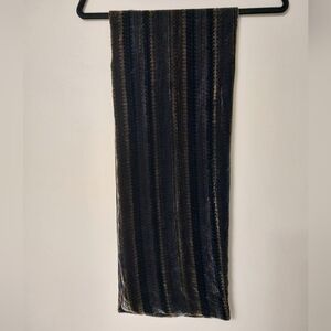 Chelsey by Joseph Multicolor Stripe Silk Blend Velvet Scarf